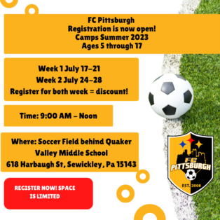 FC Pittsburgh Soccer Camps Summer 2023