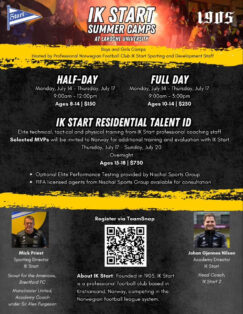 IK Start Elite ID Summer Camps