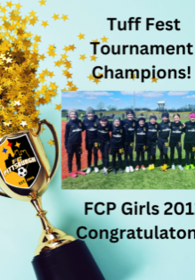 Congratulations
FCP Girls 2012!